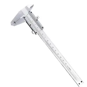 paquímetro vernier 150mm aço carbono