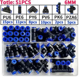kit conectores pneumaticos engate rapido
