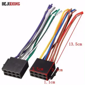 adaptador chicote fios universal iso