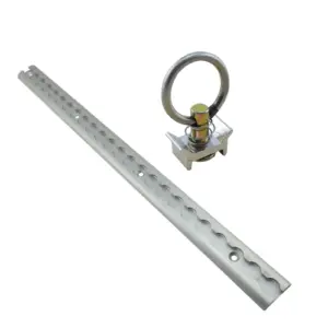 trilho l-track 0.5m vermelho
