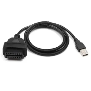 cabo adaptador obd2 16 pinos usb