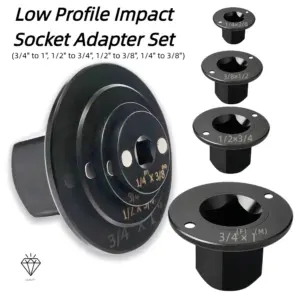 conjunto adaptadores soquete impacto baixo perfil