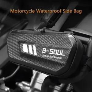 bolsa lateral guidão moto scooter elétrica