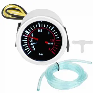 medidor turbo boost digital led 12v