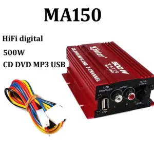 amplificador automotivo 2 canais 12v