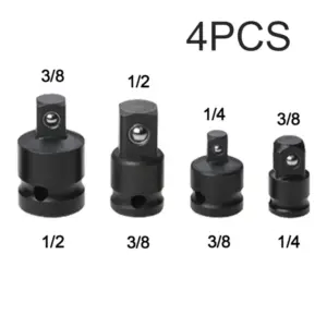 kit 4 adaptadores de soquete aço 65