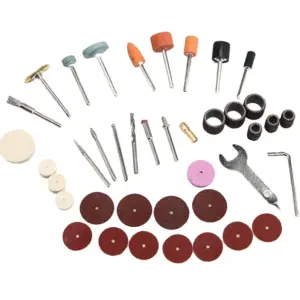 kit 40 acessórios micro retífica