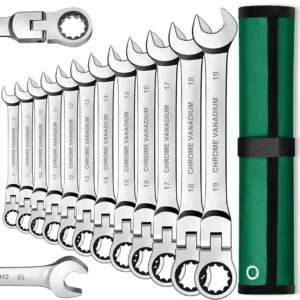 kit chave combinada catraca cabeça flexível