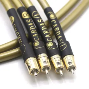 cabo de áudio rca duplo golden5-c