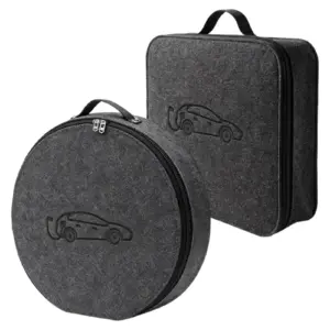 bolsa para cabos carregador ev vermelha