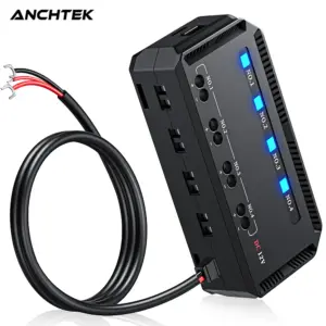 caixa de fusíveis automotiva 12v 4 circuitos
