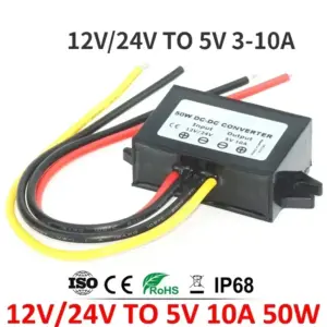 conversor de energia 12v 24v para 5v 5a