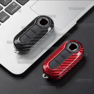capa chave fibra de carbono fiat