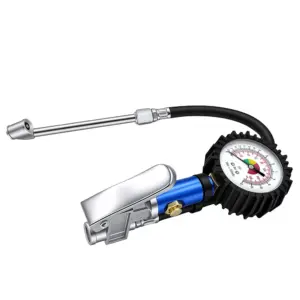 pistola de encher pneus com manômetro