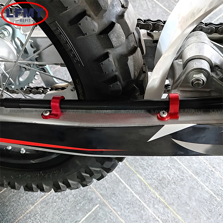Guia Mangueira Freio Traseiro Honda CRF250L CRF300L XR650L Alumínio CNC - Imagem 2