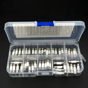 kit fusível vidro rápido 250v