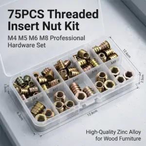 kit porcas e-nut m4 m5 m6 m8