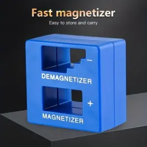 chave de fenda magnética azul