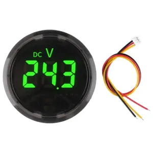 voltímetro digital redondo 0-120v