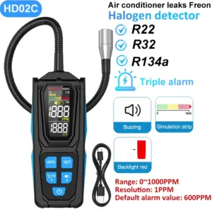 detector vazamento halogênio hd02c