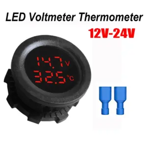 voltímetro digital automotivo 12-24V