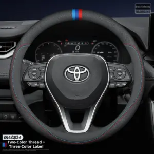 capa volante carro universal cristal preto