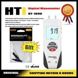 manômetro digital hti ht-1890 pressão ar