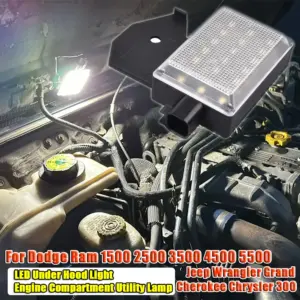 lâmpada led cortesia capô 12v dodge ram