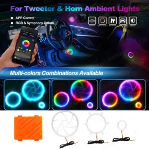 luz ambiente rgb tweeter 1.45 polegadas