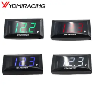 voltímetro digital 12v display led