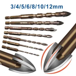 broca metal duro ponta carboneto 3mm a 12mm