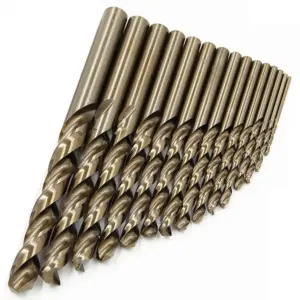 jogo de brocas helicoidais m35 cobalto