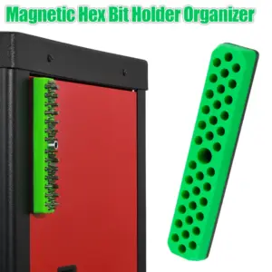 organizador magnético de bits 1/4 polegada