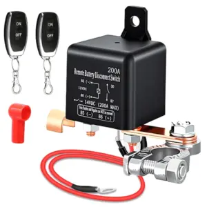interruptor de bateria relé 200a 12v controle remoto