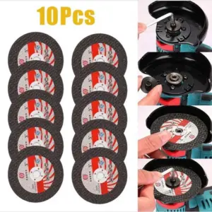 kit 10 discos de corte 75mm esmerilhadeira