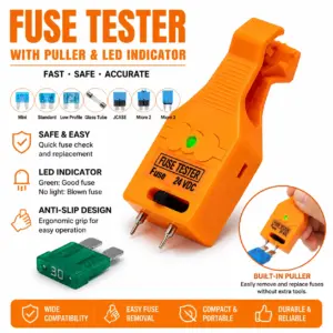 testador de fusíveis automotivo