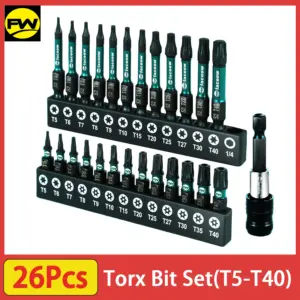 conjunto de bits torx magnéticos t5-t40