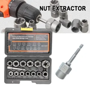 kit extrator de parafusos quebrados