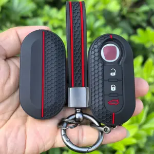 capa de silicone chave fiat 3 botões