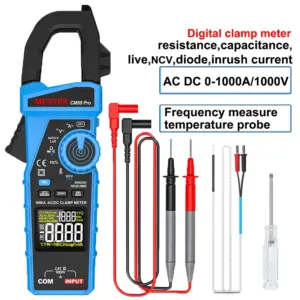 amperímetro alicate 1000a ac dc