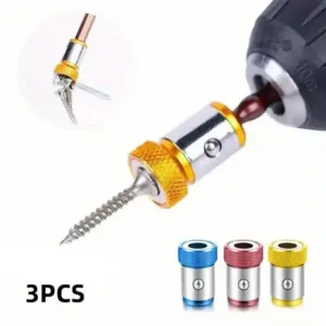 kit 3 suportes magnéticos bits chave de fenda