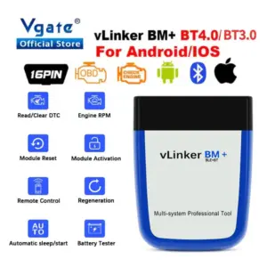 scanner automotivo vgate vlinker bm+