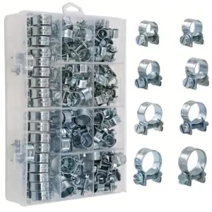 kit mini braçadeiras mangueira 7-18mm