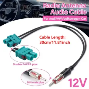 adaptador antena duplo fakra din