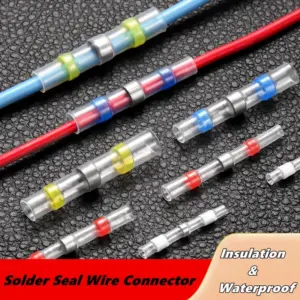 conector termoencolhível vedação solda