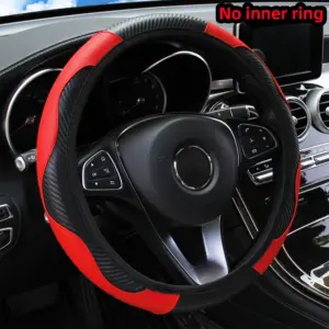 capa de volante couro fibra de carbono