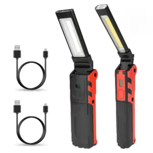 lanterna de inspeção cob led recarregável