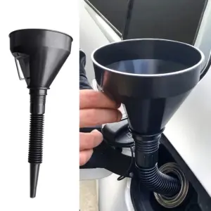 funil de reabastecimento com bico flexível