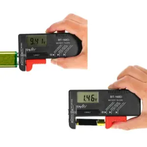 Testador de Bateria Digital LCD AA AAA C D 9V 1.5V