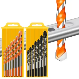 Broca Triangular Multiuso 3-12mm para Vidro, Cerâmica e Concreto